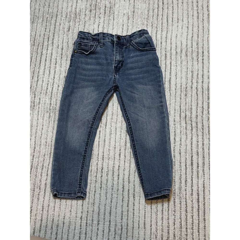 Volcom Toddler Boys Jeans Size 3T Blue Denim Straight Leg Pants